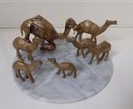 Set vintage messing dromedarissen, Antiek en Kunst, Ophalen of Verzenden
