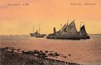 JL972 Tulpkaart IJmuiden Stoom Zeil Boot Noordpier ca 1900, Verzenden, Voor 1920, Gelopen, Noord-Holland