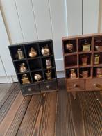 2 Decoratieve Keukenkastjes Miniatuur 28x20 cm, Antiek en Kunst, Ophalen of Verzenden