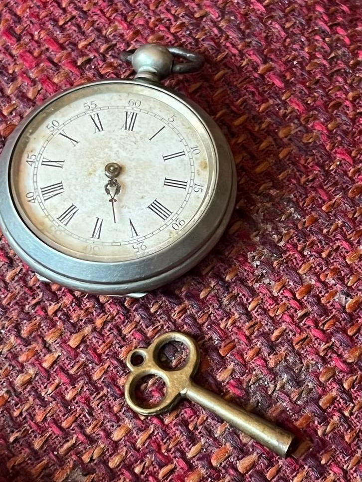 Antiek Zakhorloge “ Beaucourt” - Opknapper, Antiek en Kunst, Antiek | Klokken, Ophalen of Verzenden