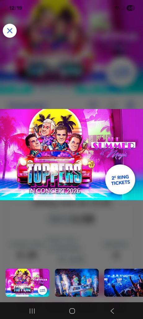 Tickets Toppers in Concert, Tickets en Kaartjes, Concerten | Nederlandstalig, Eén persoon, Juni, Levenslied