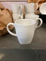 koffiemokken Ikea wit € 1 per stuk  totaal 54 stuks aanwezig, Ophalen, Zo goed als nieuw, Overige stijlen, Kop(pen) en/of Schotel(s)