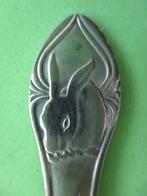 (KB4884 Kinderbestek Konijn vork (model 2), Ophalen of Verzenden, Gebruikt