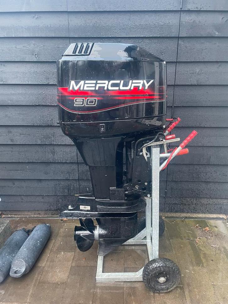 Mercury 90pk 2takt zelfsmeerend. Nette motor!, Watersport en Boten, Bootonderdelen, Zo goed als nieuw, Motor en Techniek, Motorboot
