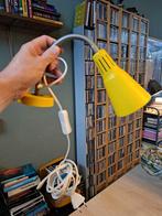 Gele Bureaulamp wandlamp bedlamp met Flexibele Arm, Huis en Inrichting, Gebruikt, Ophalen of Verzenden, Retro, Minder dan 50 cm