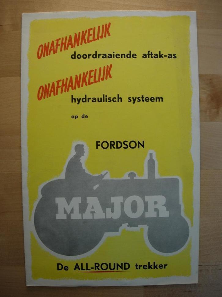 Fordson Major Brochure – Ford 1957 Trekker Tractor, Boeken, Catalogussen en Folders, Gelezen, Folder, Ophalen