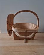 Vintage retro fruitschaal schaal hout olifant houtsnijwerk, Huis en Inrichting, Woonaccessoires | Schalen en Manden, Ophalen of Verzenden