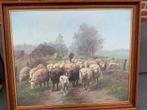 Pieter Moleveld - Herder met Schapen, Ophalen of Verzenden