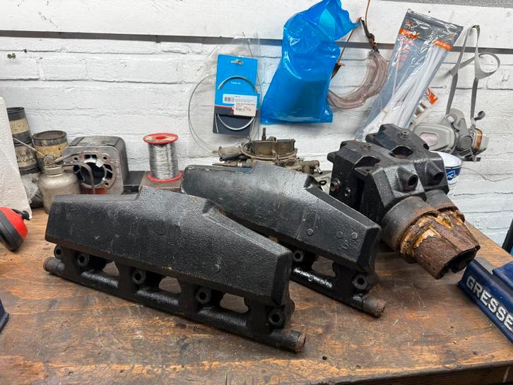 Ford 351 302 marine spruitstukken + ricers 4’’, Auto-onderdelen, Motor en Toebehoren, Ford, Gebruikt, Ophalen of Verzenden