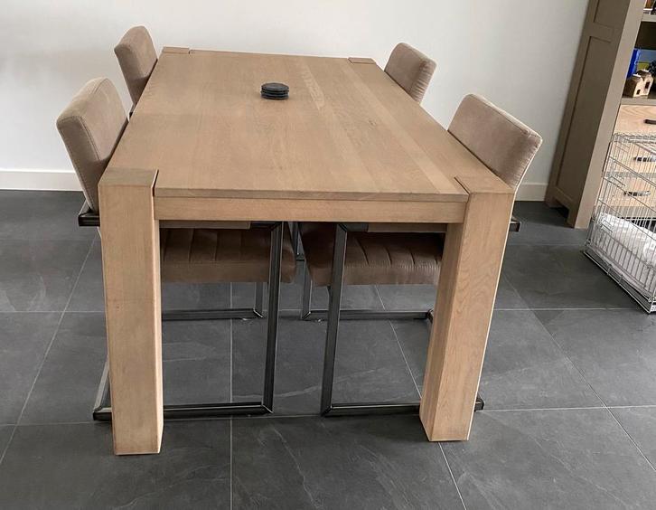 Set eiken meubels van zware kwaliteit, Huis en Inrichting, Complete inboedels, Ophalen