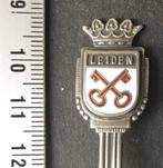 lepel, Leiden, gemeentewapen, emaille (L5, Verzenden, Gebruikt