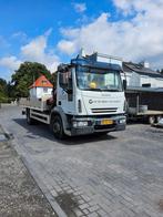 Iveco Eurocargo 15028 met autolaadkraan, Auto's, Vrachtwagens, 7 stoelen, Origineel Nederlands, Diesel, Te koop