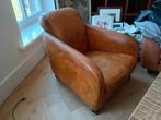 Lederen Fauteuil, Huis en Inrichting, Fauteuils, Ophalen, Gebruikt, Klassiek, 50 tot 75 cm