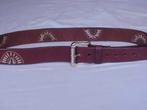 Lederen dames / heren ceintuur met leren bewerking., Echt leder, Ophalen of Verzenden, Zo goed als nieuw, Lloyd's