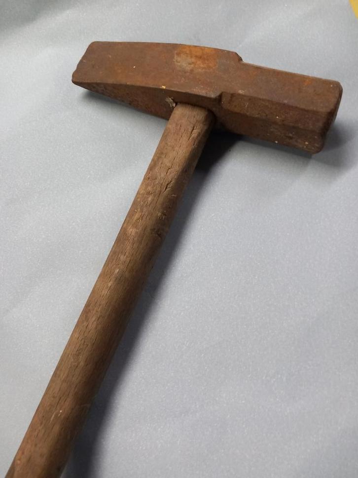 Antiek Voorhamer - Gereedschap voor de klusser, Tuin en Terras, Hand-tuingereedschap, Gebruikt, Bijl, Ophalen of Verzenden