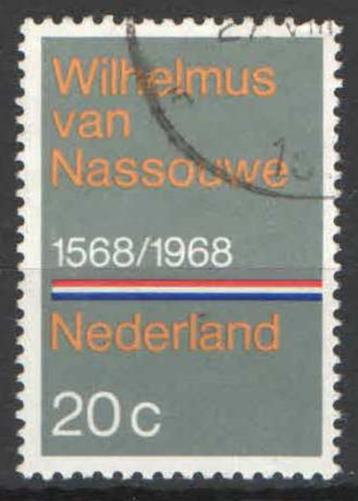 Nederland NVPH nr 908 gestempeld Het Wilhelmus 1968 beschikbaar voor biedingen