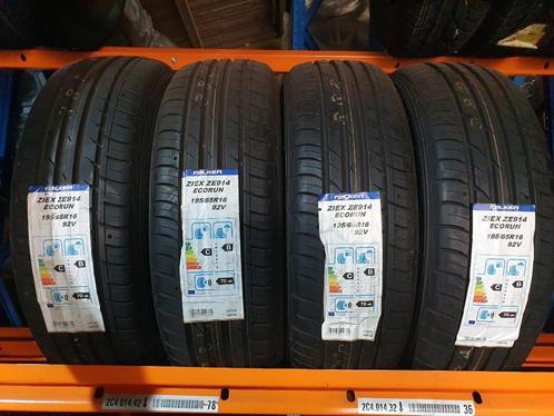 4 x 195/65/16 Falken Ecorun NIEUW 300,- Incl montage !, Auto-onderdelen, Banden en Velgen, Band(en), Zomerbanden, 16 inch, 195 mm