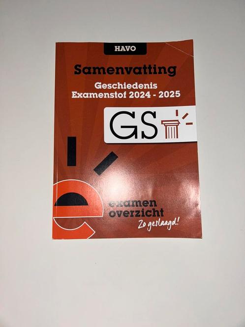 Examenoverzicht geschiedenis 2024-2025, Boeken, Schoolboeken, Zo goed als nieuw, Geschiedenis, HAVO, Verzenden