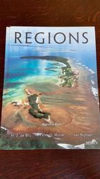 Regions - H.J. De Blij - Peter O. Muller- Jan Nijman, Boeken, Ophalen of Verzenden, 1800 tot 2000, Nederland, Landkaart