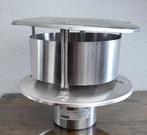 Nieuw 1 stuks Rookgaskap aluminium 110 mm blank, Ophalen of Verzenden, Nieuw