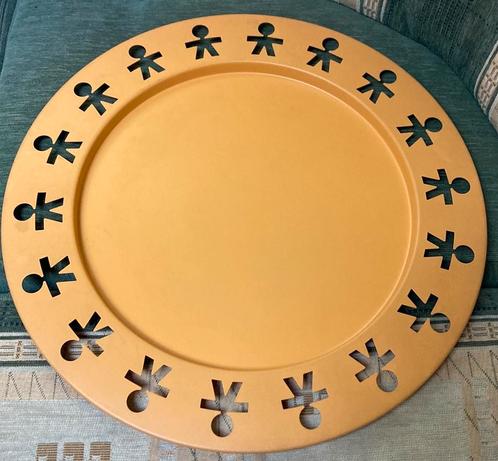 Design Alessi Schaal Dienblad Girotondo Geel/Oranje, Antiek en Kunst, Curiosa en Brocante, Verzenden