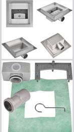 Nieuwe douche goot (tegelbaar) 25x25cm, Doe-het-zelf en Verbouw, Ophalen, Afvoer, Nieuw, Rvs