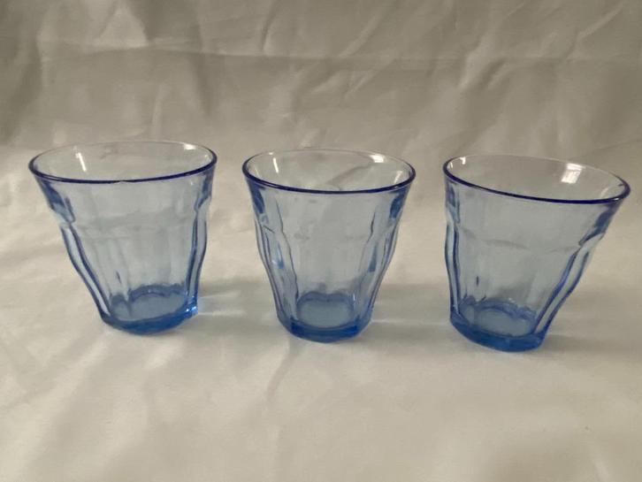 Design Set van 3 Duralex France drinkglazen, Verzamelen, Glas en Borrelglaasjes, Gebruikt, Overige typen, Ophalen