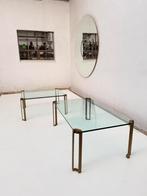 Lot Peter Ghyzchy brass table legs vintage design nurigarage, Ophalen