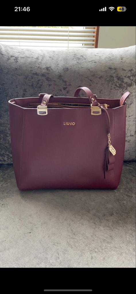 Mooie Liu Jo Handtas - Bordeaux Rood, Ophalen of Verzenden, Nieuw, Rood, Handtas
