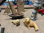 Schip en vuurtoren en 2 zeehondjes, Ophalen, Zo goed als nieuw, Overige merken