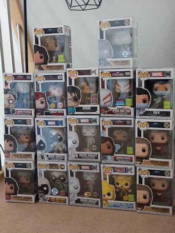 Meerdere Funko pops te koop beschikbaar voor biedingen