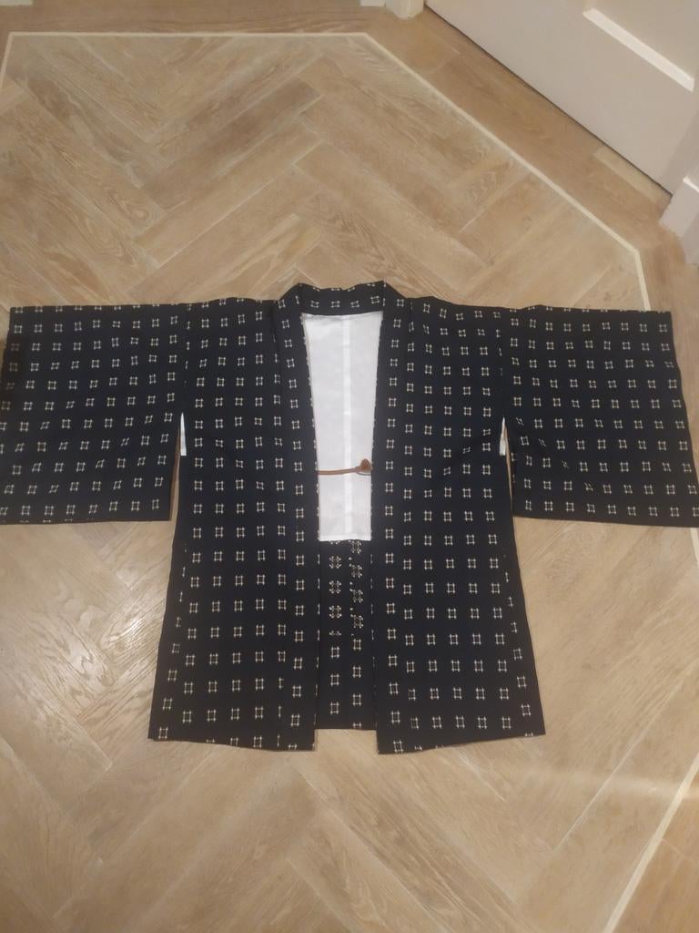 Kimono jas origineel Japans, Ophalen of Verzenden, Zo goed als nieuw, Zwart