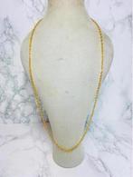 Gouden ketting - rope chain met diamant cut - 14 karaat, Sieraden, Tassen en Uiterlijk, Kettingen, Ophalen of Verzenden, Zo goed als nieuw