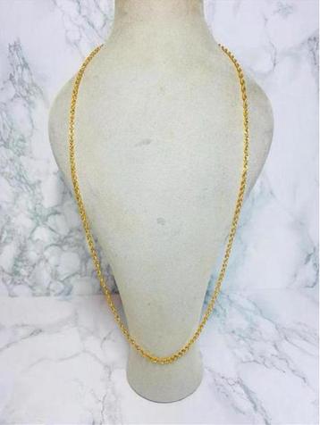 Gouden ketting - rope chain met diamant cut - 14 karaat beschikbaar voor biedingen