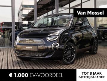 Fiat 500e La Prima 42 kWh | NAVIGATIE | ACHTERUITRIJCAMERA | beschikbaar voor biedingen