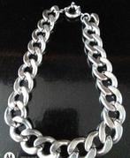 Super Brede R.V.S. Ketting met ankersluiting (Size: ca 45cm), Verzenden, Zo goed als nieuw, Zilver, Overige materialen