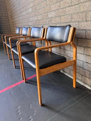 4 Vintage eetkamerstoelen - Ludvik Volak  dining chair desig