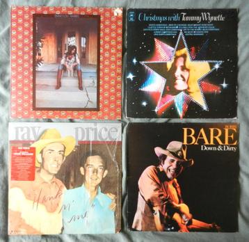 Collectie vinyl lp's folk, country, singer/songwriter beschikbaar voor biedingen