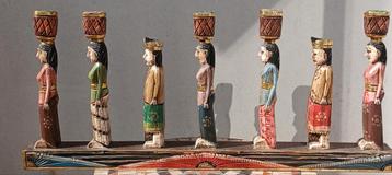  Indonesische/Balinese houtsnijwerken. beschikbaar voor biedingen