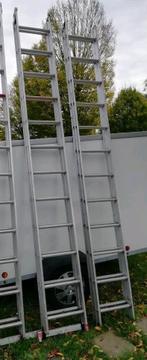 ALTREX, EXCELSIOR, SCHUIFLADDER, LADDER, TRAP, 2x12, Doe-het-zelf en Verbouw, Ladder, Gebruikt, 4 meter of meer, Ophalen