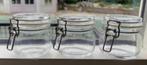 3x voorraadpot met deksel, helder glas; Korken Ikea, Ophalen of Verzenden, Nieuw