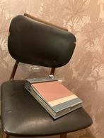 6 vintage eetkamerstoelen Louis v Teeffelen, Leer, Gebruikt, Overige kleuren, Vintage