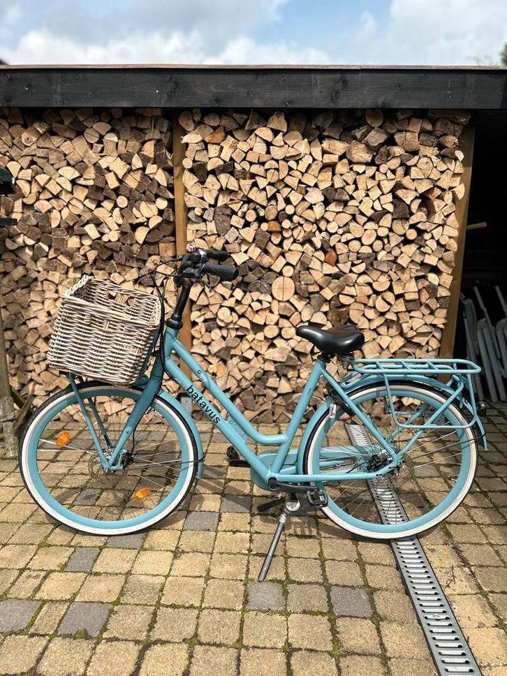 Mooie Batavus Cargo damesfiets 55cm, Fietsen en Brommers, Fietsen | Dames | Omafietsen, Zo goed als nieuw, 53 tot 56 cm, Versnellingen
