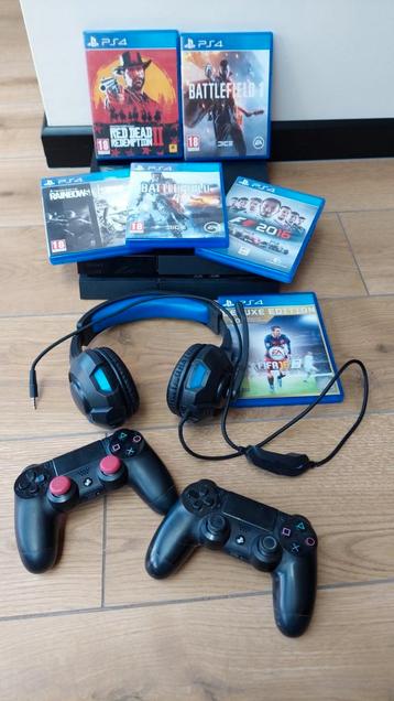Playstation 4 met 6 games! beschikbaar voor biedingen