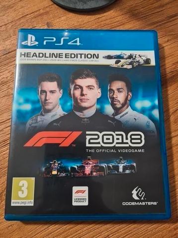 F1 2018 PS4 - Zo goed als nieuw! beschikbaar voor biedingen