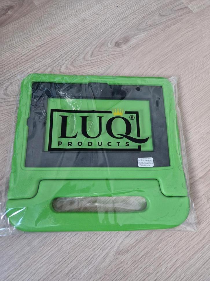 LUQ Kinder Tablethoes - Nieuw in verpakking!, Computers en Software, Tablet-hoezen, Nieuw, Bescherming voor- en achterkant, 10 inch