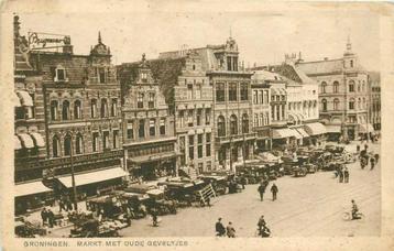 (300-150-015) Groningen Markt met Oude Geveltjes beschikbaar voor biedingen