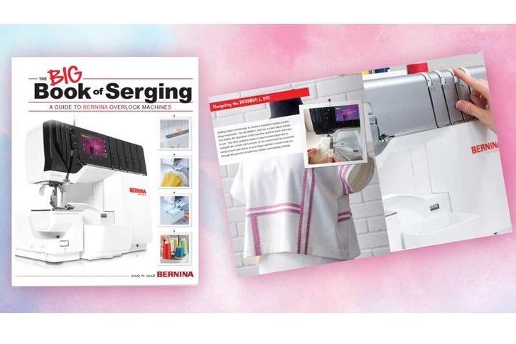 The Big Book of Serging - Bernina Overlock Machines, Boeken, Hobby en Vrije tijd, Gelezen, Borduren en Naaien, Ophalen of Verzenden