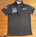 polo Williams by Mc Gregor L bruin wit, Kleding | Heren, Ophalen of Verzenden, Zo goed als nieuw, Overige maten, Bruin