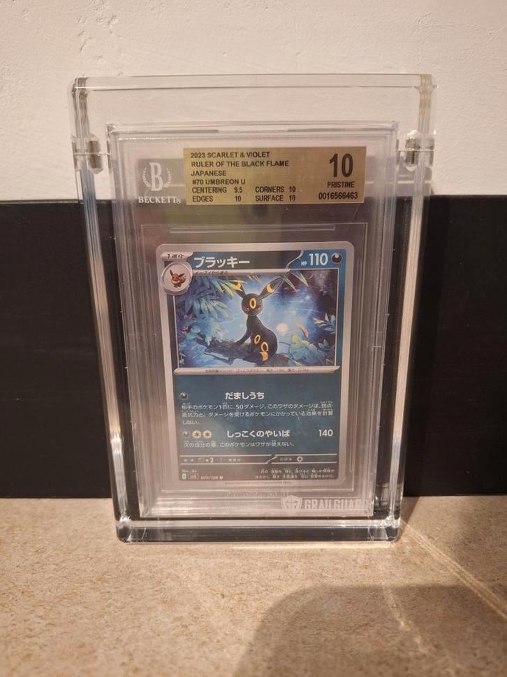 Umbreon U - Ruler of the Black Flame pop 12  BGS 10 Pristine, Hobby en Vrije tijd, Verzamelkaartspellen | Pokémon, Zo goed als nieuw